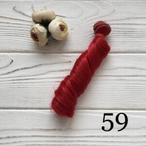 Трессы локоны красный (60)
